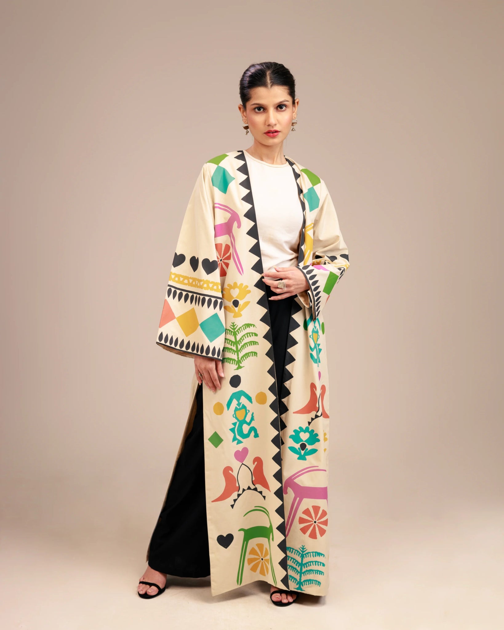 Meso Caramel Long Kimono