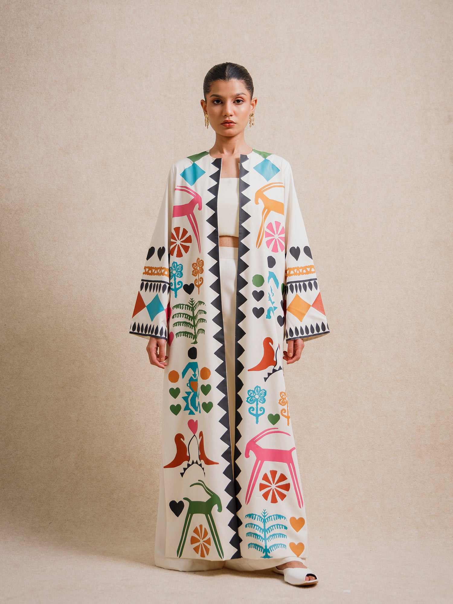 Meso Caramel Long Kimono