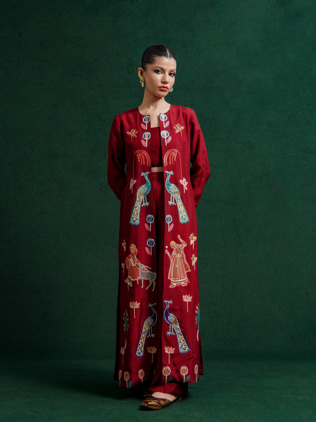 Forbidden Love Scarlet Long Jacket