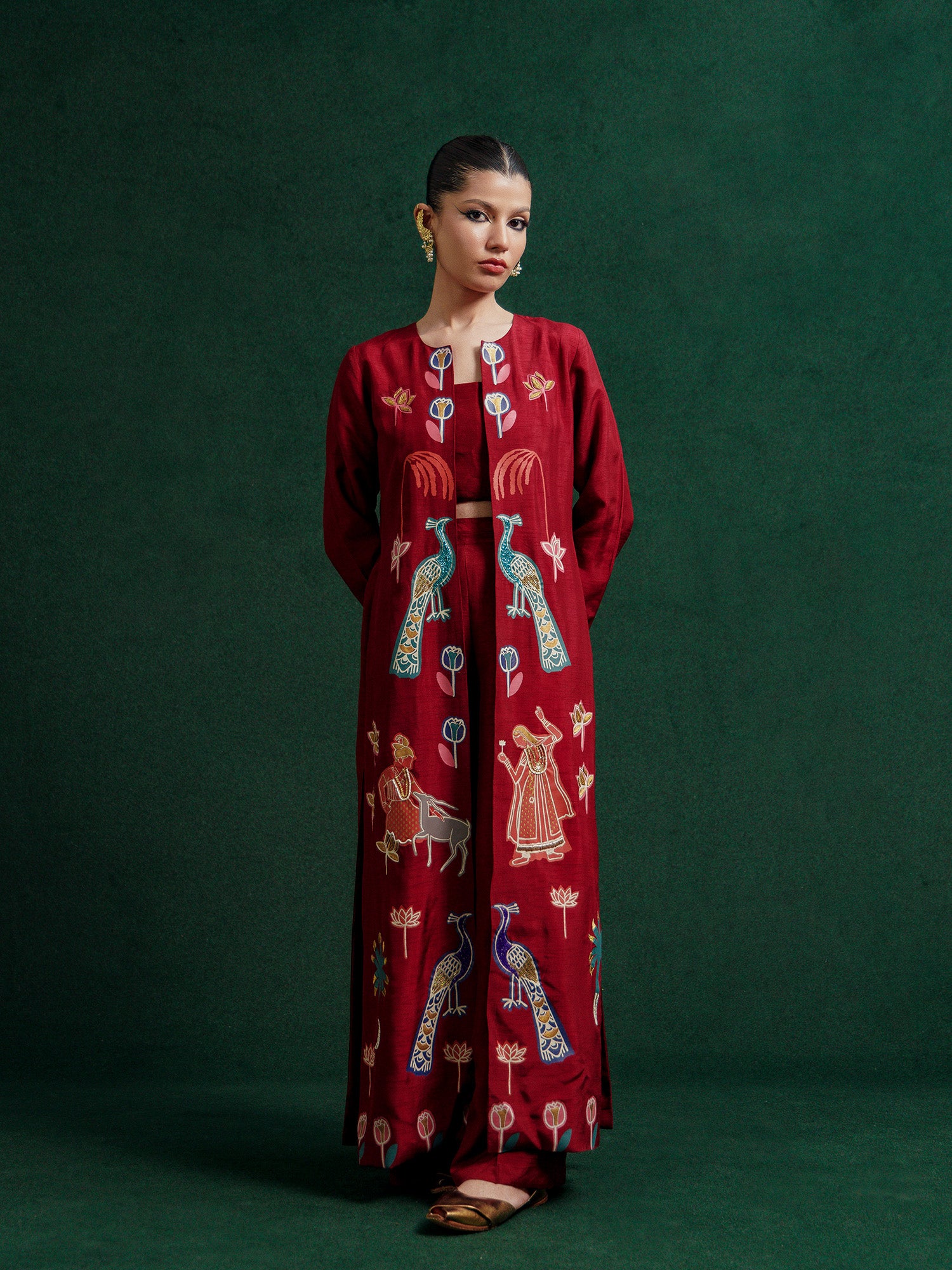 Forbidden Love Scarlet Long Jacket
